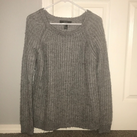 Forever 21 Gray Sweater - Picture 1 of 2